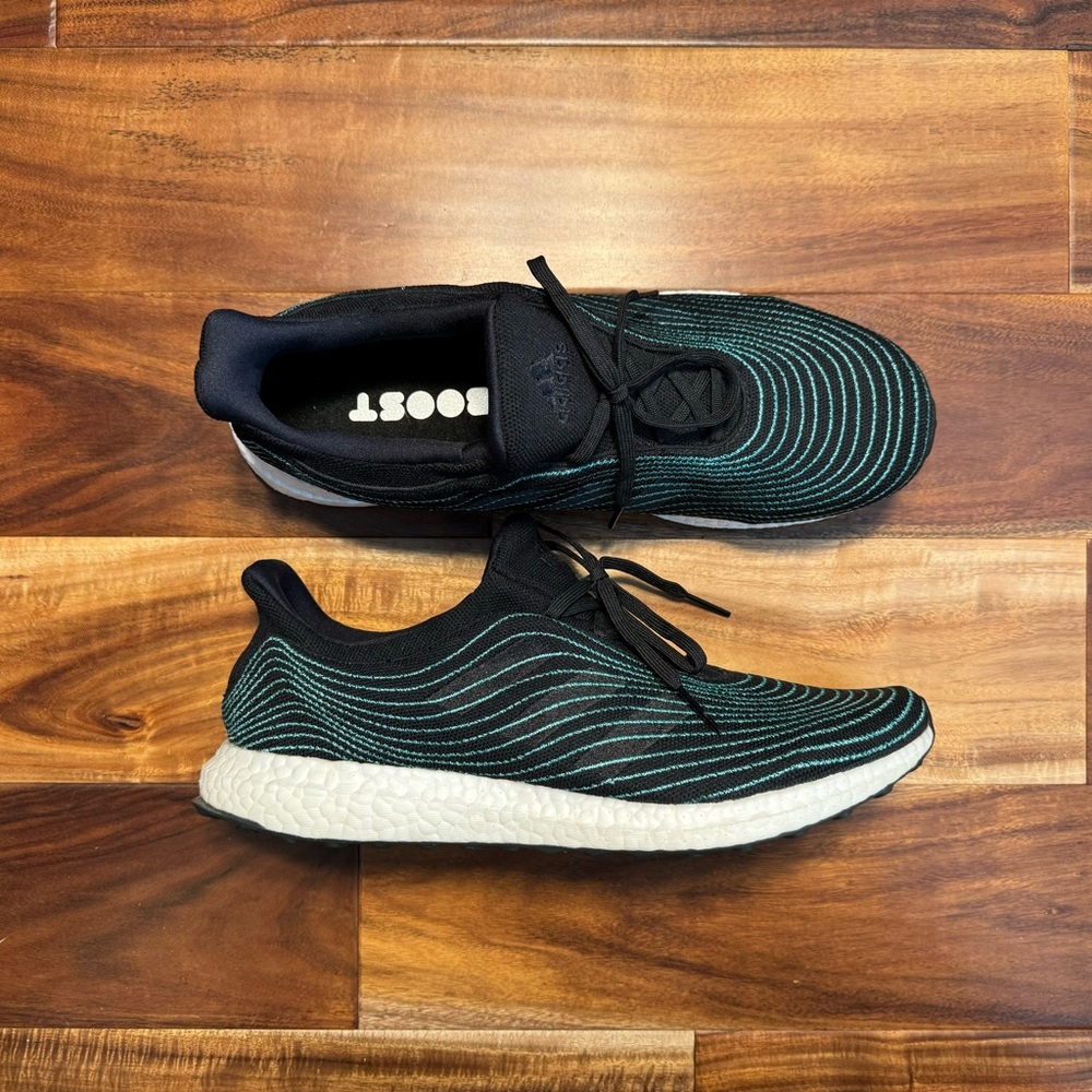 SOLD❗️- Adidas Ultra Boost DNA Parley Core Black/Blue Spirit EH1184 - Size 12